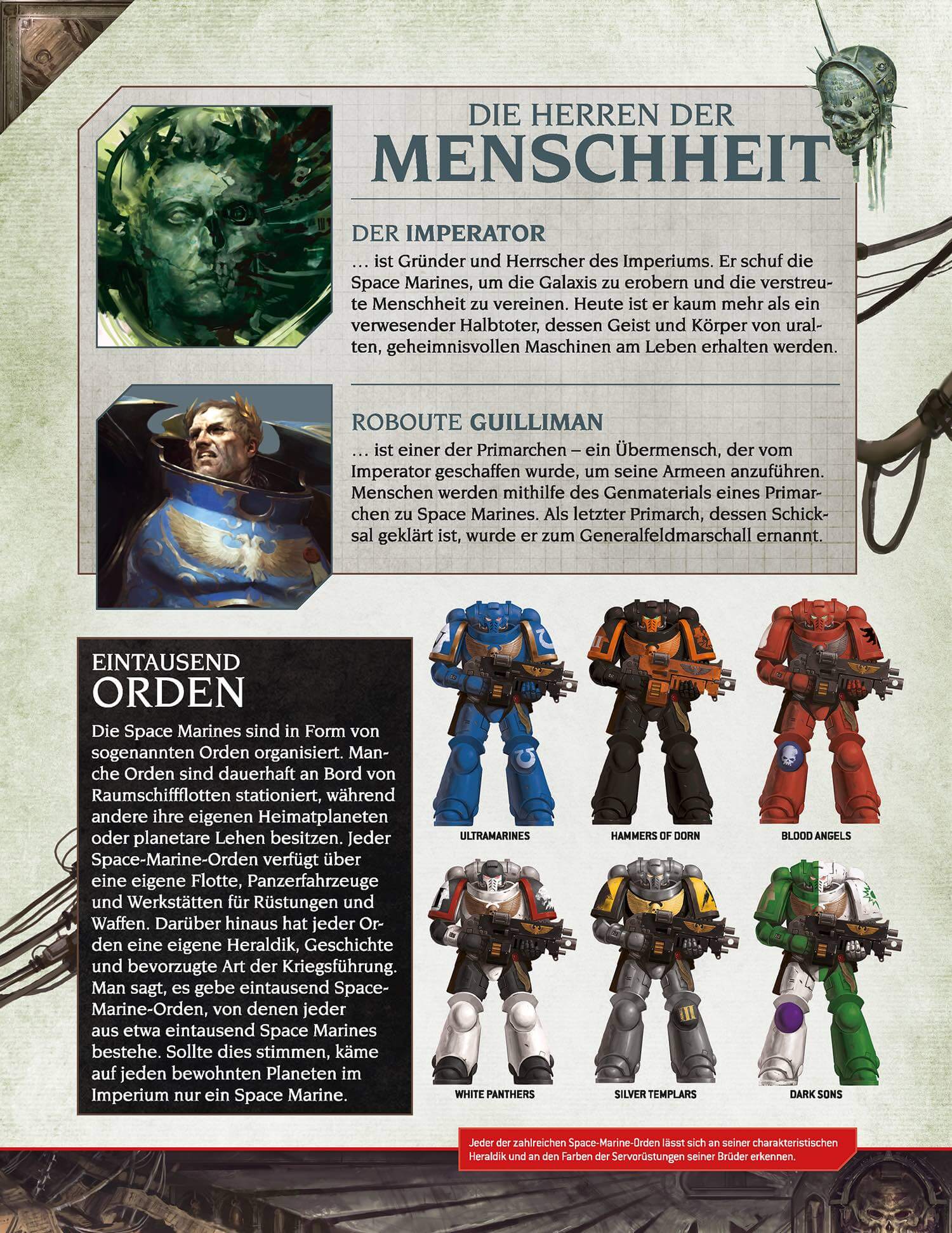 Offizielle Warhammer 40k Sammlung Hachette Ausg 31 Farbe Guillimans Herkunft 