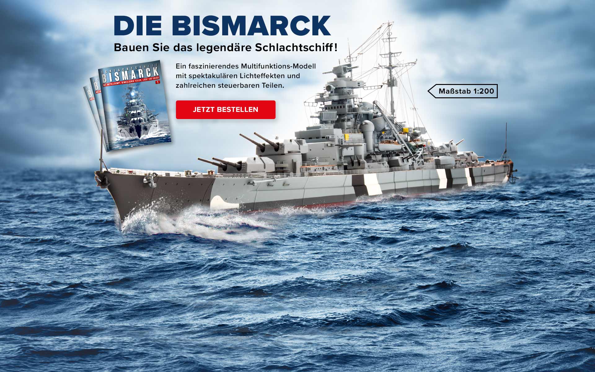 Bismarck/Ausgabe 3/Hachette/Die Geschichte und  Modell Bauen