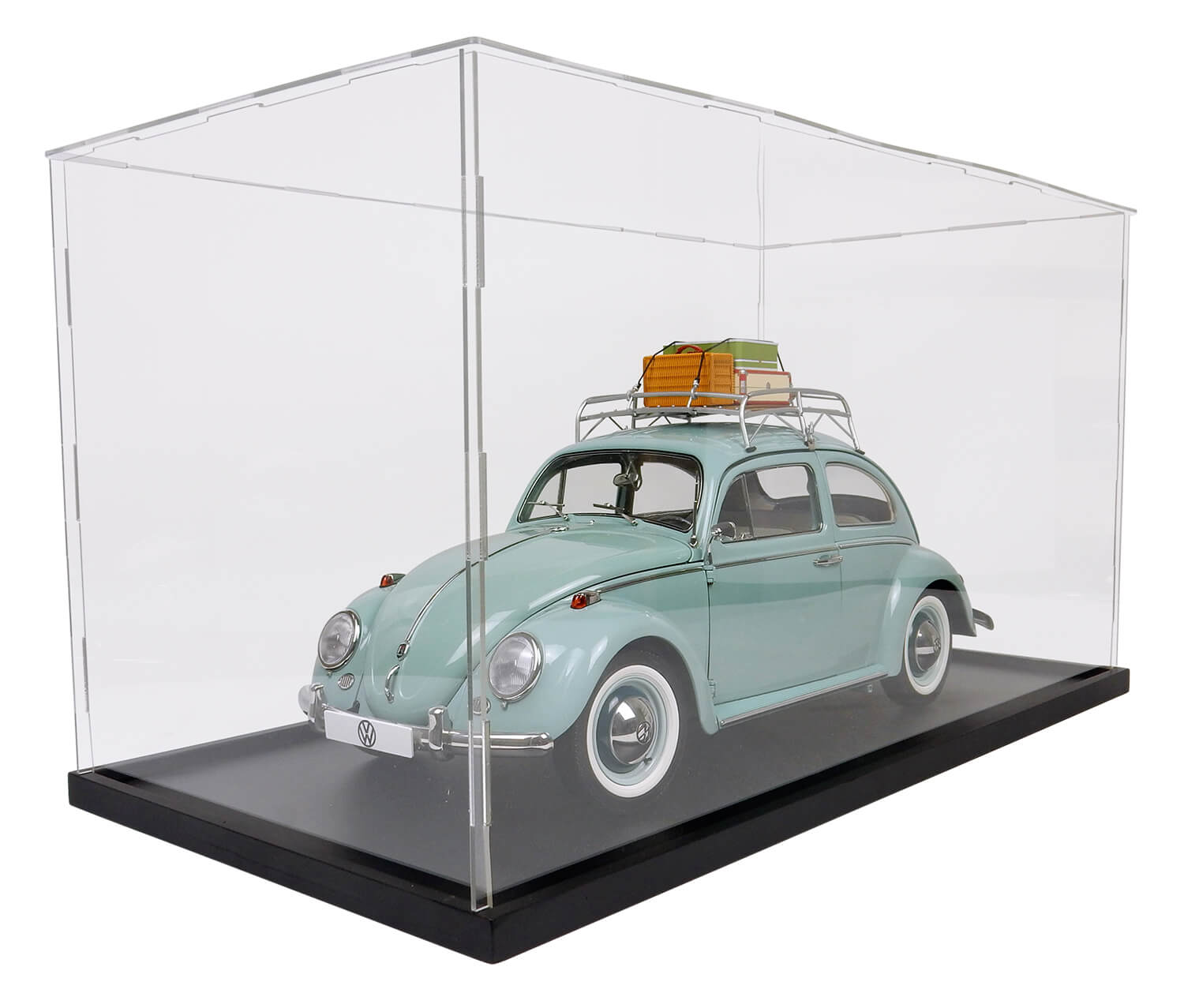 VW Käfer – Vitrine aus Acrylglas 