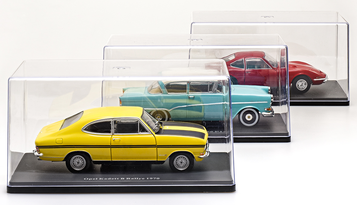 Opel-Sammlung – Plexiglas-Hauben (x12)