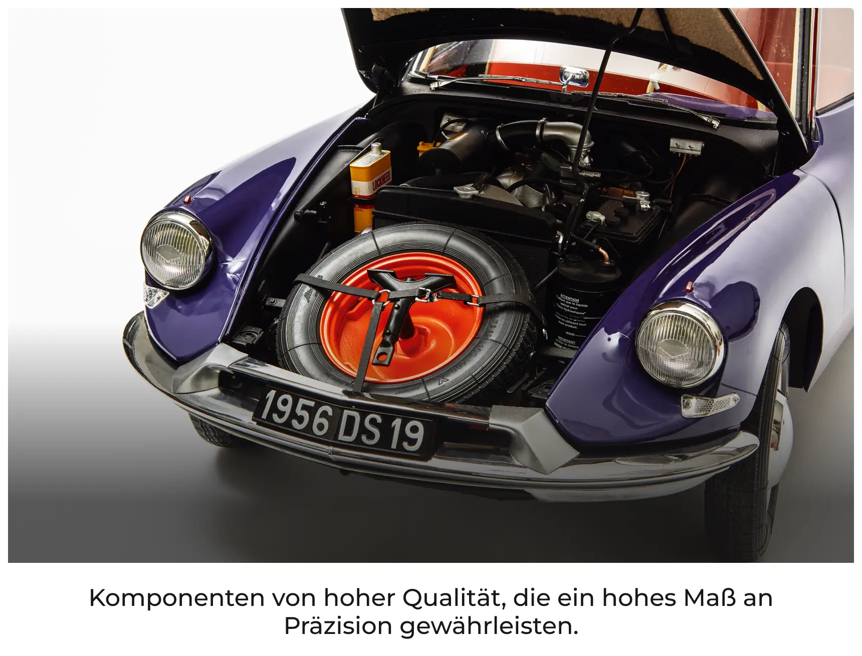 Komponenten von hoher Qualität, die ein hohes Maß an Präzision gewährleisten.