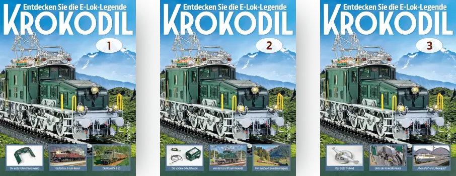 Krokodil Heft 1, 2 und 3