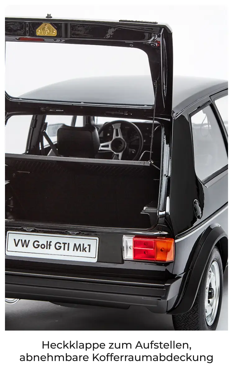 MOTORHAUBE zum Öffnen, ausgestalteter Motorraum