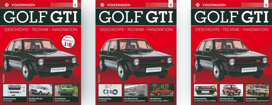 Golf GTI Heft 1, 2 und 3
