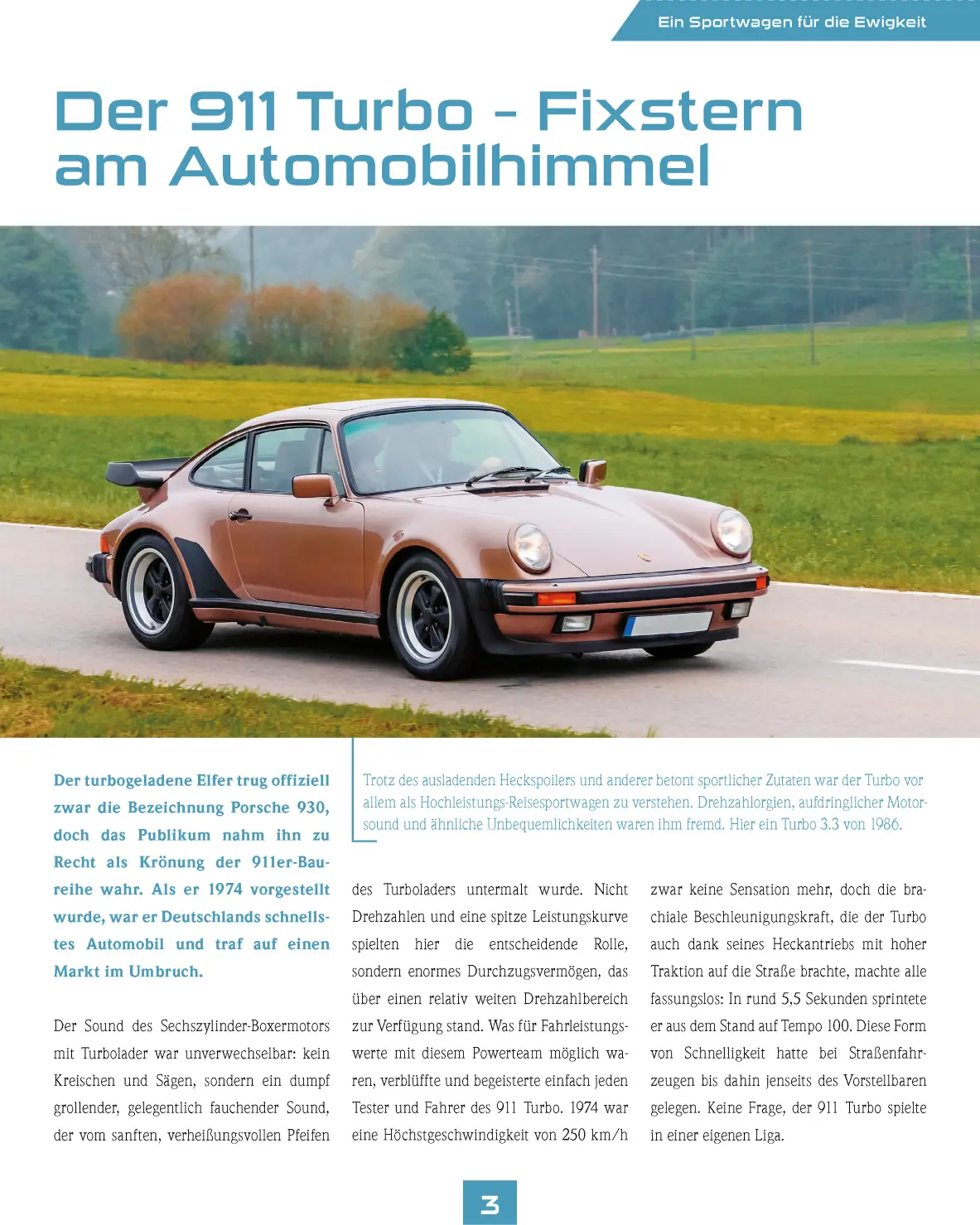 Porsche 911 Turbo Ausgabe 1