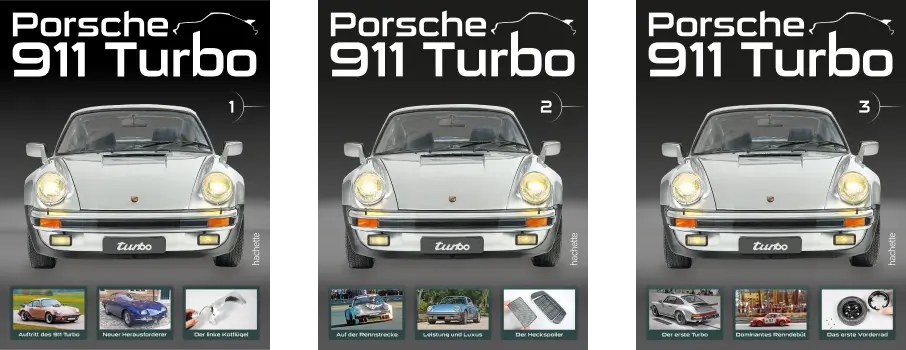 Porsche 911 Turbo - Heft 1, 2 und 3