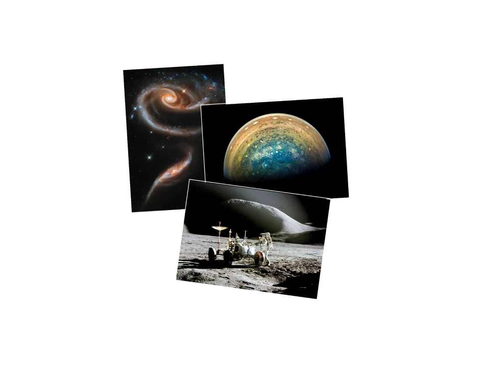 3 Kunstdrucke unseres Weltalls