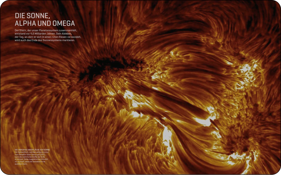 Jeder Band wird mit einer bildgewaltigen Sequenz eröffnet