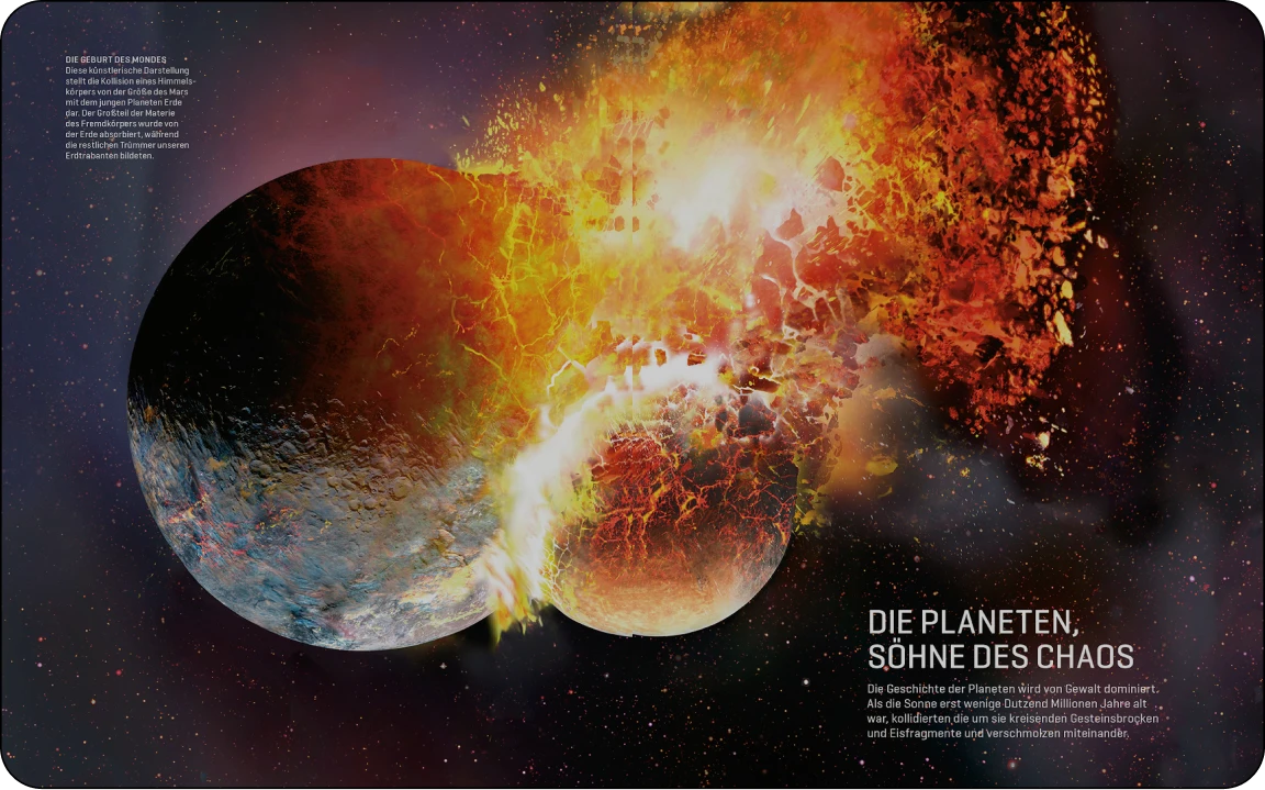 Jeder Band wird mit einer bildgewaltigen Sequenz eröffnet