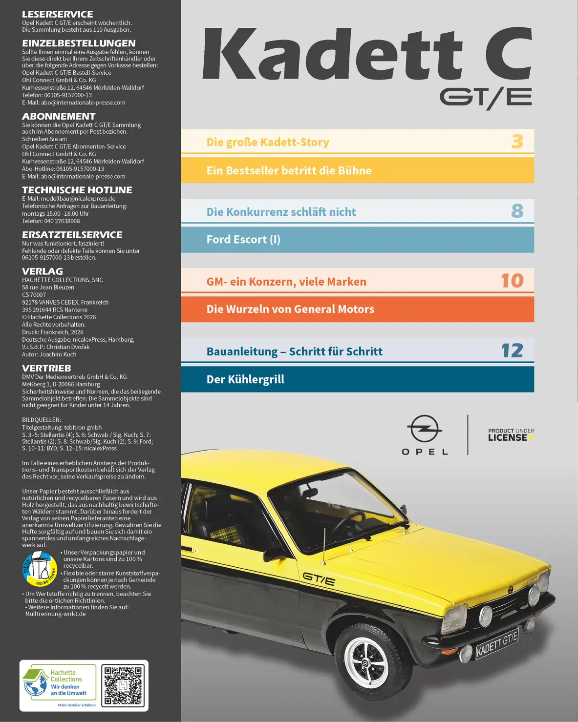 Das Opel Kadett C Magazin