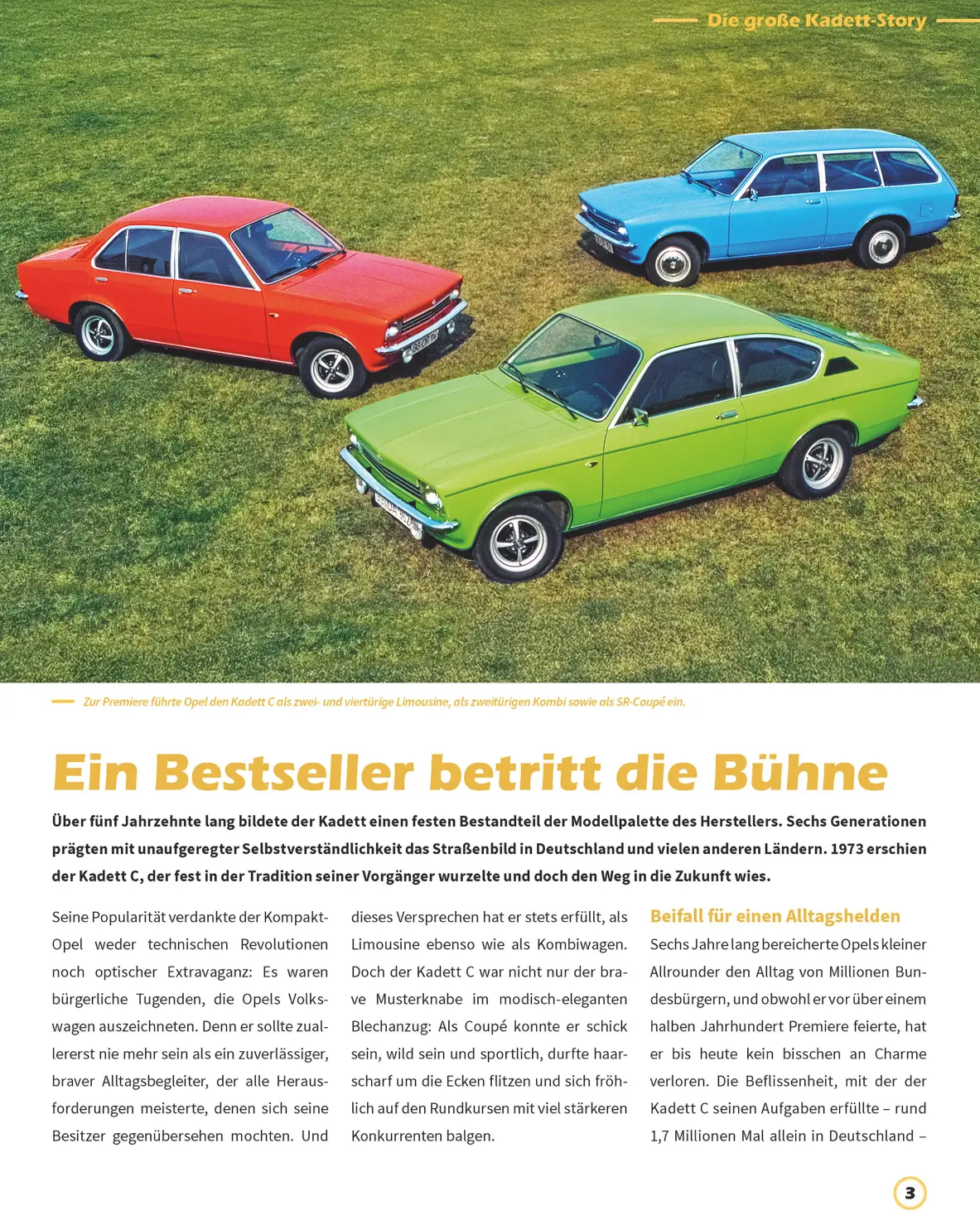 Das Opel Kadett C Magazin