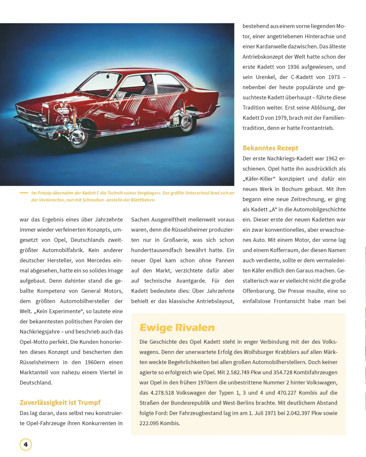 Das Opel Kadett C Magazin