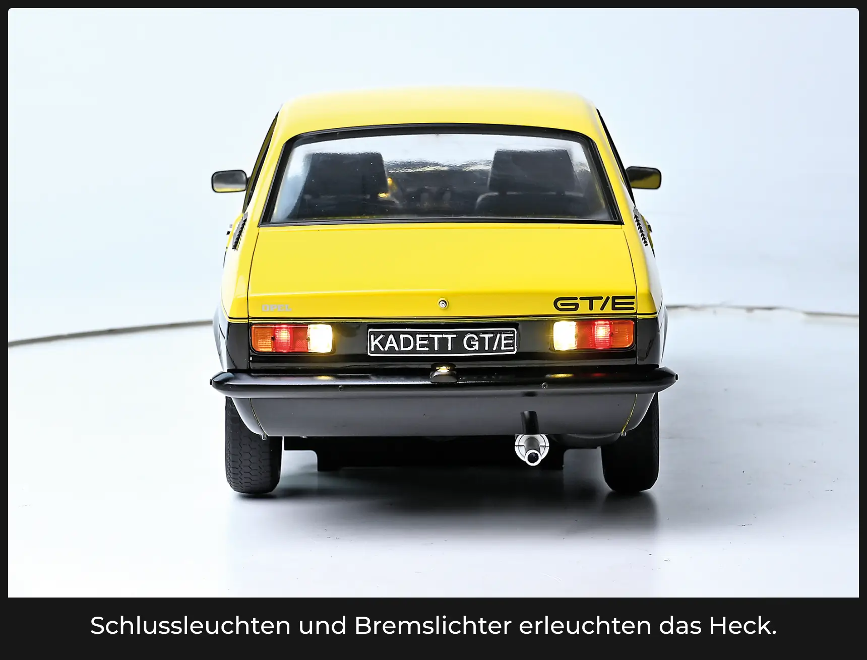 Schlussleuchten und Bremslichter