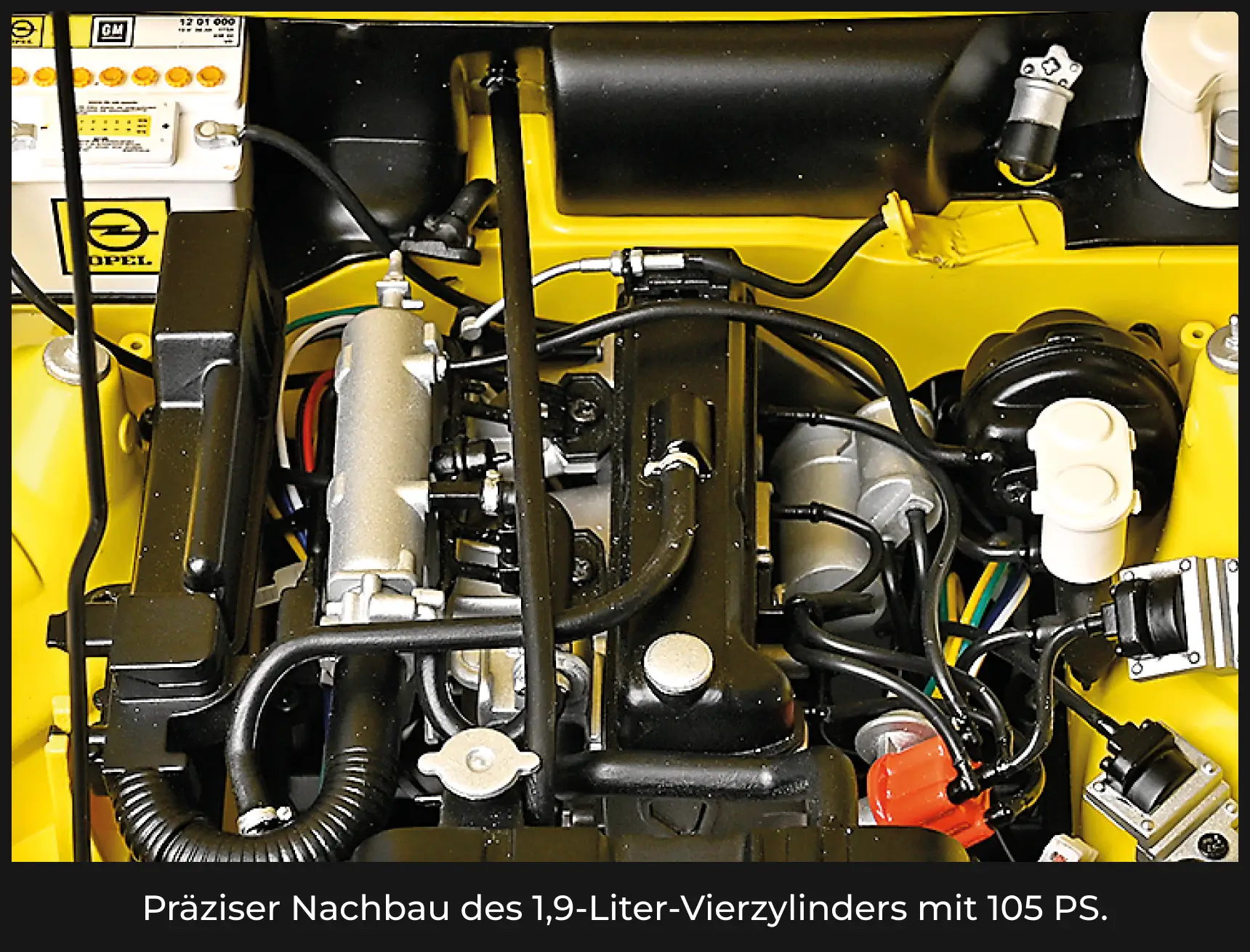Präziser Nachbau des 1,9-Liter-Vierzylinders mit 105 PS