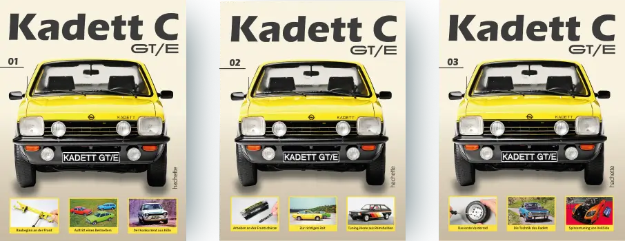 Opel Kadett Heft 1, 2 und 3