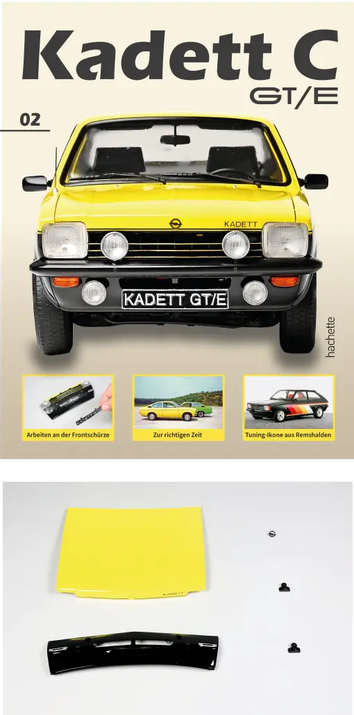 Magazin 2 + Bauteile für die Motorhaube